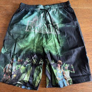 New Fortnite Swim Trunks Green